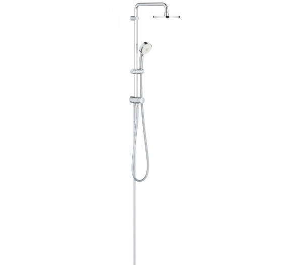Душевая система Flex наружного монтажа с переключателем, GROHE Tempesta Cosmopolitan System 200, хром