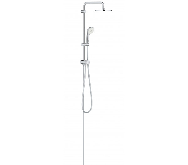 Душевая система Flex наружного монтажа с переключателем, GROHE New Tempesta Rustic System 200, хром