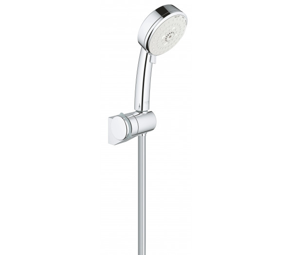 Душевой набор GROHE New Tempesta Cosmopolitan 100 III с регулируемым настенным держателем, 9,5 л/мин, хром 