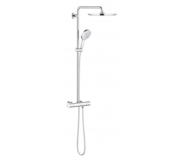 Душевая система GROHE Rainshower SmartActive 310 Cosmopolitan, круглый, 1 режим струи, с термостатом, хром 