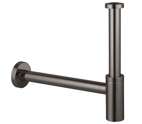 Сифон для раковины GROHE 1 1/4 дюйма из латуни, темный графит глянец 