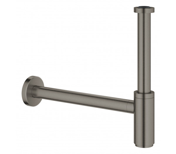 Сифон для раковины GROHE 1 1/4 дюйма из латуни, темный графит, матовый 