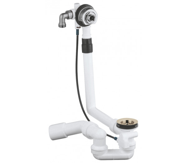 Наливной, сливной и переливной гарнитур GROHE Talentofill, никель глянец 