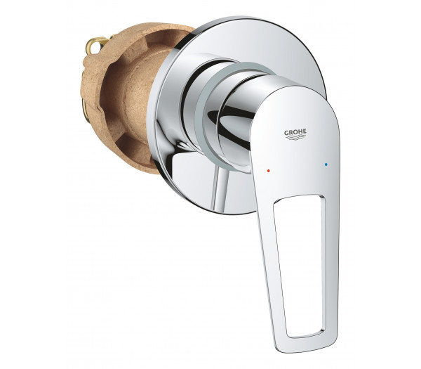 Смеситель для душа GROHE BauLoop скрытого монтажа, в комплекте с монтажной частью, хром 