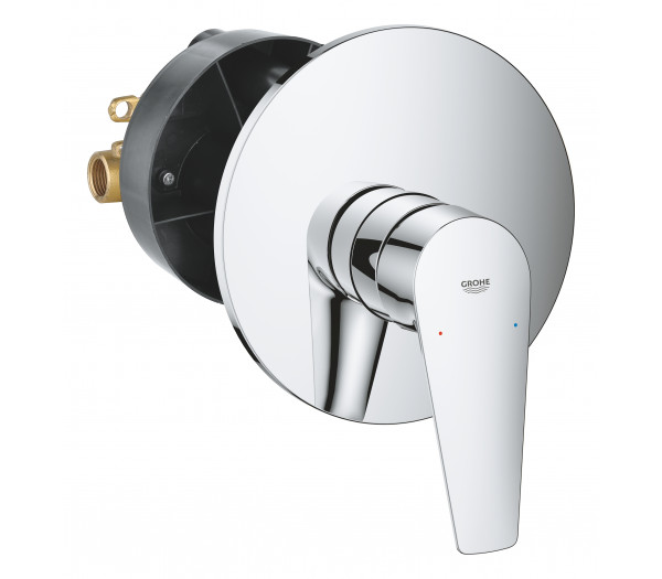 Смеситель для душа GROHE BauEdge скрытого монтажа, в комплекте с монтажной частью, хром 