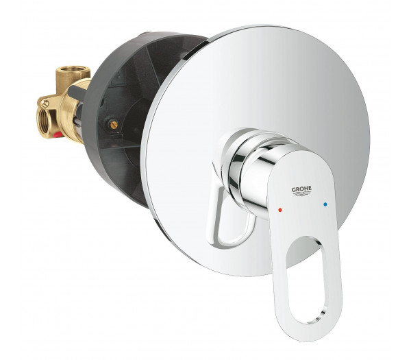 Смеситель для душа GROHE BauLoop скрытого монтажа, в комплекте с монтажной частью, хром (29080000)