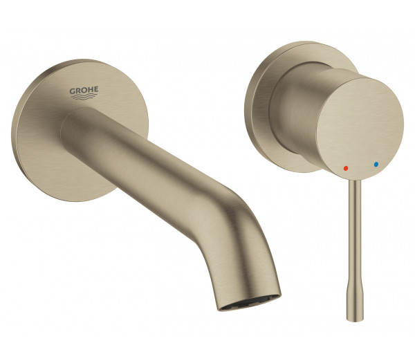 Внешняя часть смесителя для раковины GROHE Essence скрытого монтажа, на 2 отверстия, M-Size, никель матовый