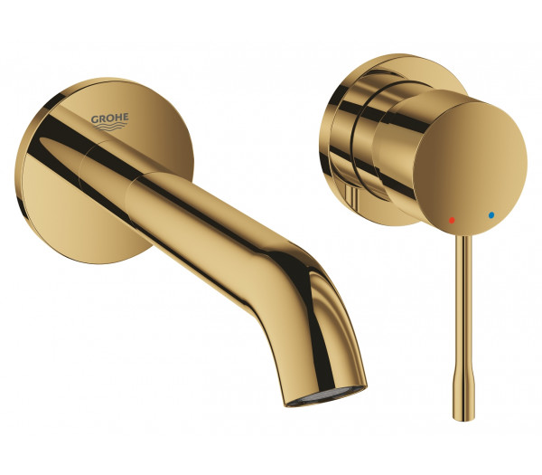 Внешняя часть смесителя для раковины GROHE Essence скрытого монтажа, на 2 отверстия, M-Size, холодный рассвет глянец