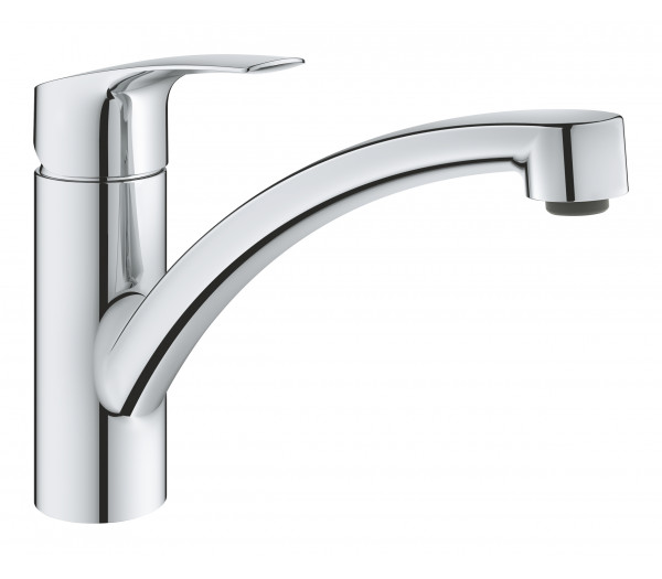 Смеситель для кухонной мойки GROHE Eurosmart с низким изливом, хром 