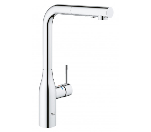 Смеситель для кухонной мойки GROHE Essence с вытяжным душем, хром 