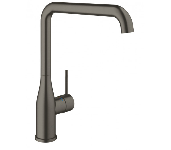 Смеситель для кухонной мойки GROHE Essence с поворотным изливом, темный графит матовый (30505AL0)
