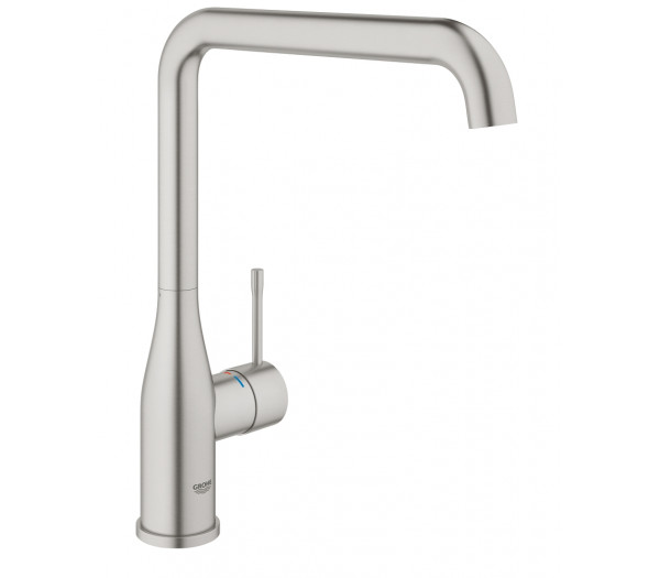 Смеситель для кухонной мойки GROHE Essence с поворотным изливом, суперсталь 