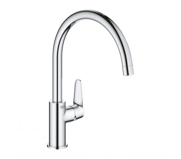 Смеситель для кухонной мойки GROHE BauCurve, хром 