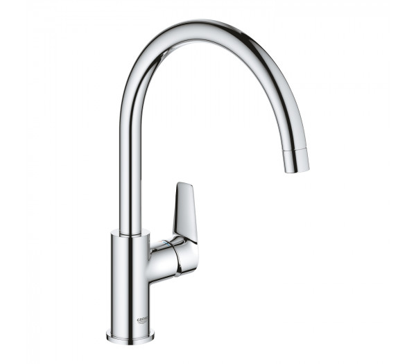 Смеситель для кухонной мойки GROHE BauEdge, хром 
