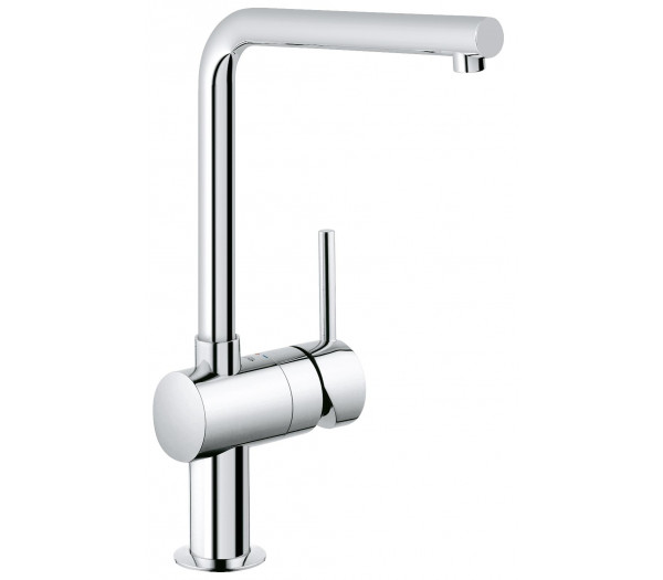 Смеситель для кухонной мойки GROHE Minta с поворотным L-изливом, хром 
