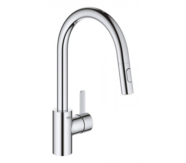 Смеситель для кухонной мойки GROHE Eurosmart Cosmopolitan, высокий излив, хром 