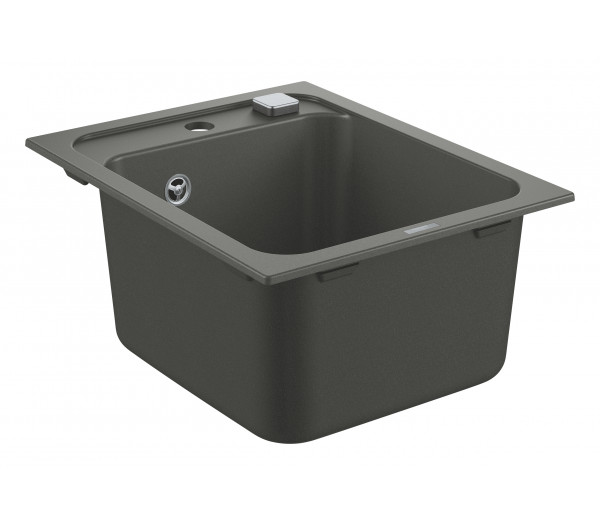 Мойка GROHE K700 с одной чашей, 400 x 500 мм, серый гранит 