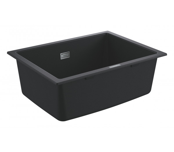 Мойка GROHE K700U с одной чашей, 610 x 460 мм, черный гранит 