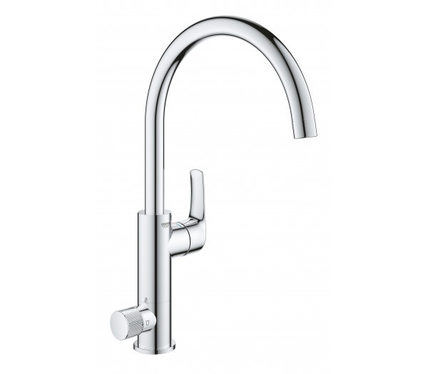 Смеситель для кухонной мойки GROHE Blue Pure Eurosmart, с функцией фильтрации, без фильтра в комплекте, хром 