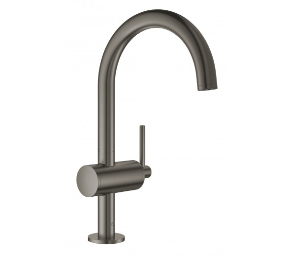 Смеситель для раковины GROHE Atrio, темный графит матовый 