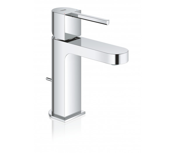 Смеситель для раковины GROHE Plus с донным клапаном, S-Size, хром 
