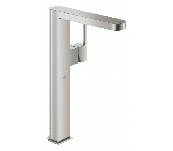 Смеситель для раковины GROHE Plus, XL-Size, гладкий корпус, суперсталь 