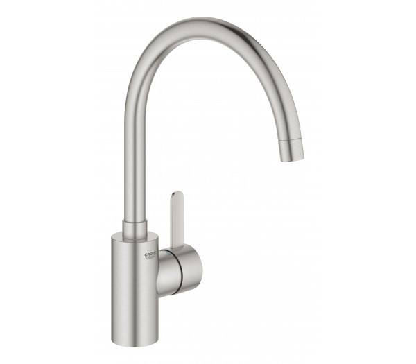Смеситель для кухонной мойки GROHE Eurosmart Cosmopolitan, высокий излив, суперсталь (32843DC2)
