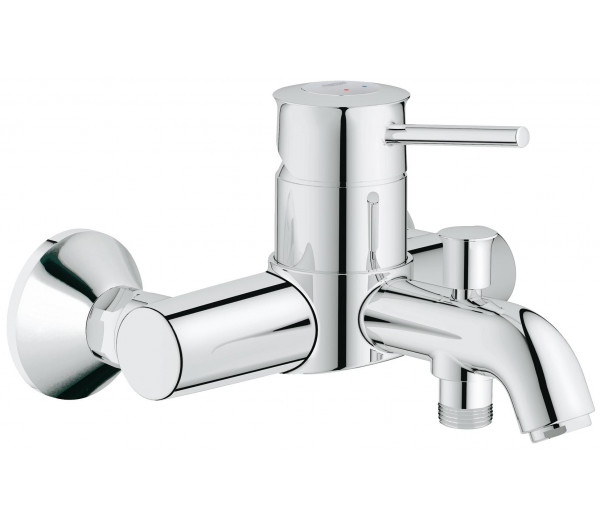 Смеситель для ванны GROHE BauClassic, хром 