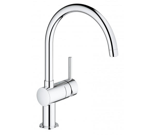 Смеситель для кухонной мойки GROHE Minta с поворотным C-изливом, хром (32917000)