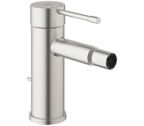 Смеситель для биде GROHE Essence с донным клапаном, суперсталь 