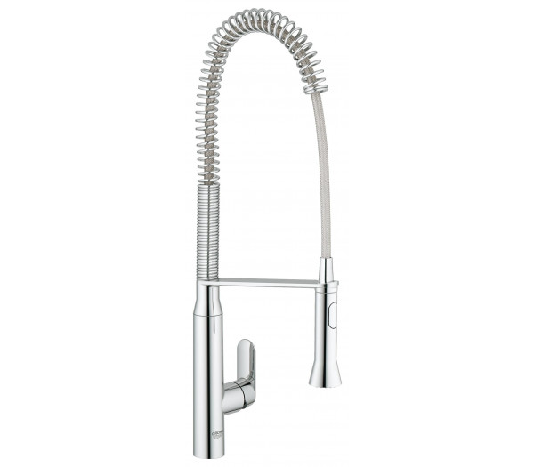 Смеситель для кухонной мойки GROHE K7 профессиональный, хром 