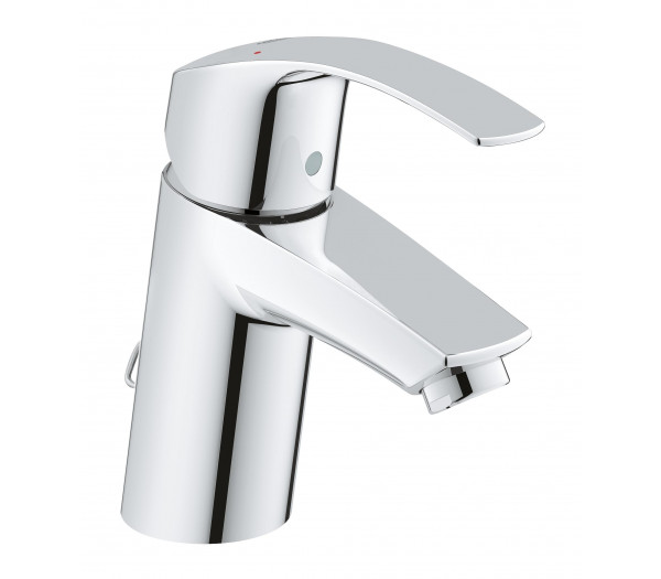 Смеситель для раковины GROHE Eurosmart с цепочкой, хром 