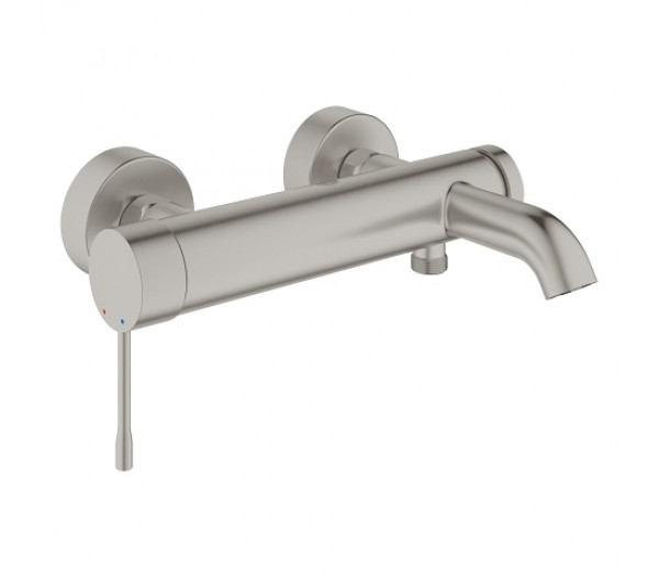 Смеситель для ванны GROHE Essence, суперсталь 