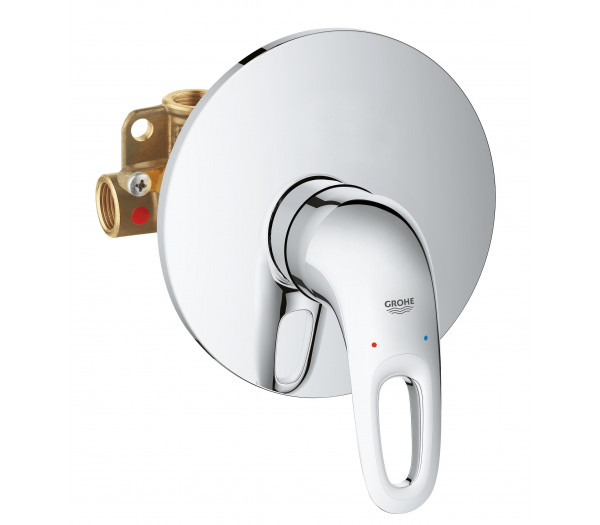 Смеситель для душа GROHE Eurostyle скрытого монтажа, в комплекте с монтажной частью, хром 