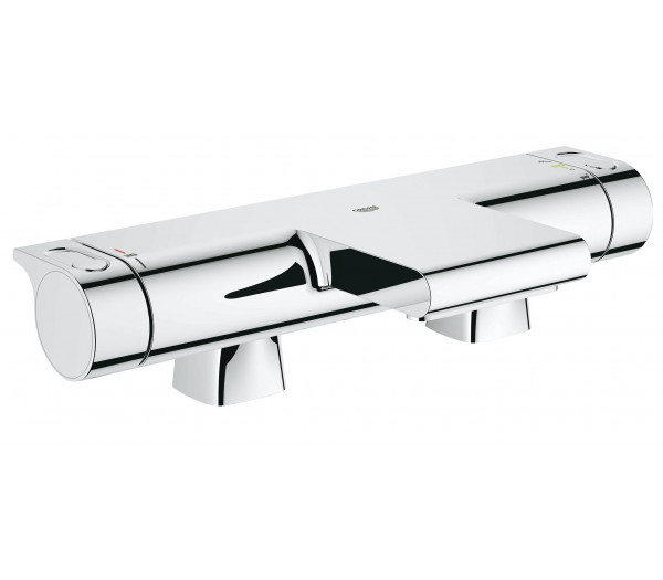 Термостат для ванны GROHE Grohtherm 2000 на 2 отверстия, на край ванны с вертикальным подключением, хром 