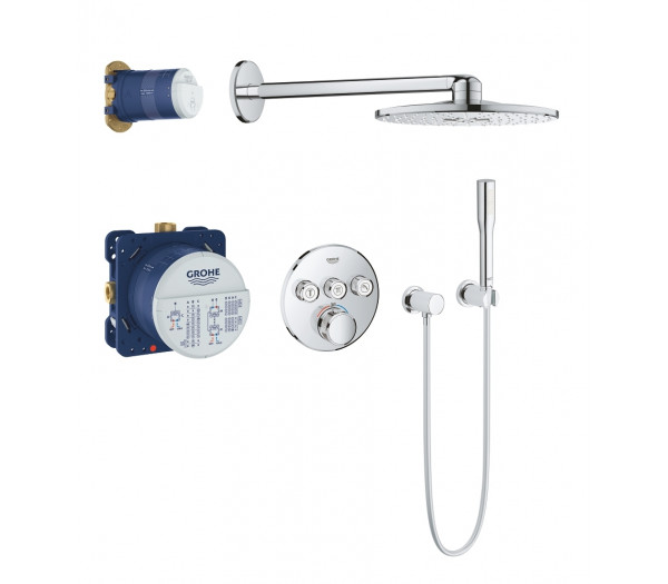Набор для комплектации душа, GROHE Rainshower SmartActive 310, хром