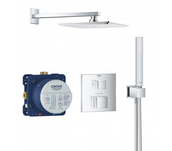 Набор для комплектации душа, GROHE Grohtherm Cube, хром