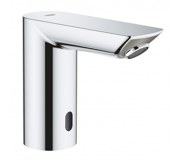 Кран для раковины GROHE BauCosmopolitan E инфракрасный, без функции смешивания, питание от батареи 6V, хром 