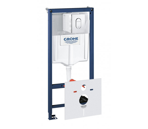 Система инсталляции для унитаза, GROHE Rapid SL, комплект 4 в 1, монтажная высота 1.13 м
