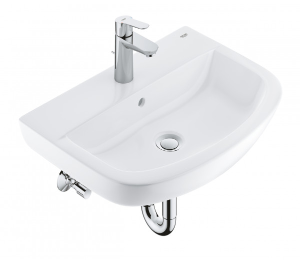 Набор для ванной: раковина 55, смеситель Start Edge и сифон, GROHE Bau Ceramic