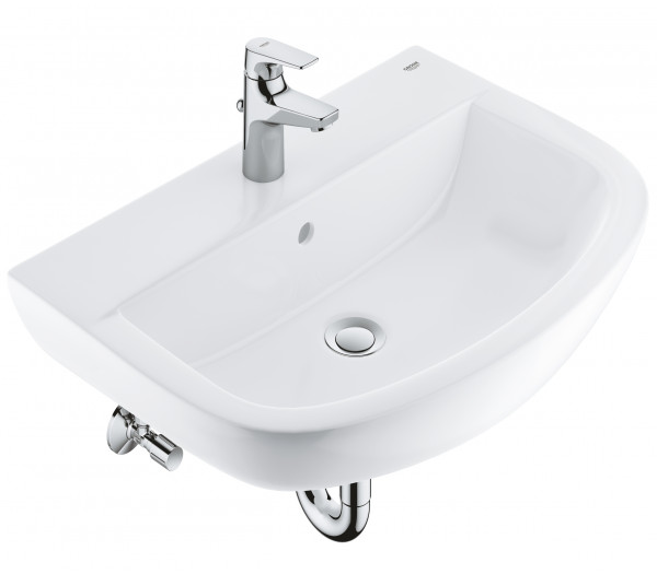 Набор для ванной: раковина, смеситель StartFlow и сифон, GROHE Bau Ceramic