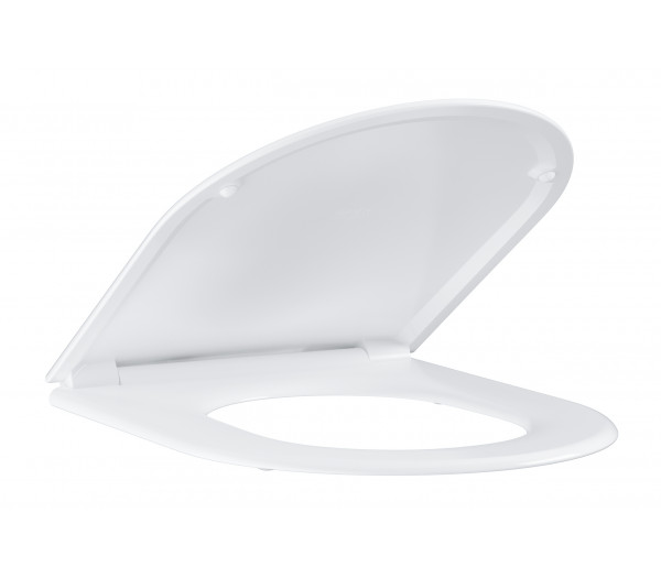Сиденье для унитаза с микролифтом, GROHE Essence Ceramic, альпин-белый