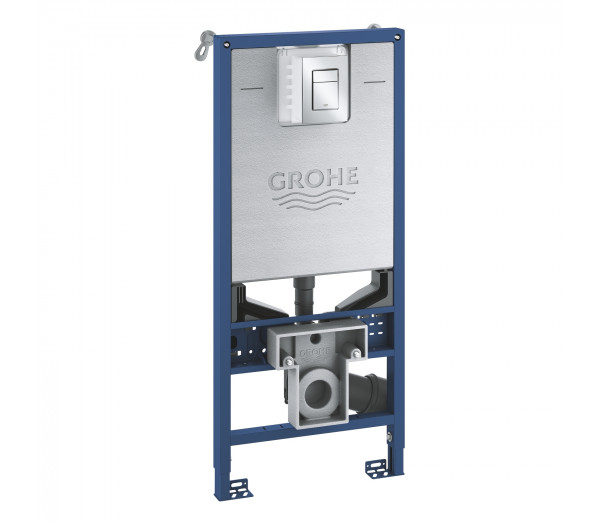Система инсталляции для унитаза, GROHE Rapid SLX, комплект 3-в-1, монтажная высота 1.13 м, хром