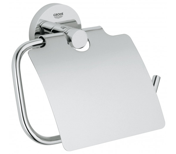 Держатель для туалетной бумаги, GROHE Essentials, с крышкой, хром