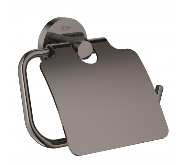 Держатель для туалетной бумаги GROHE Essentials, тёмный графит глянец 