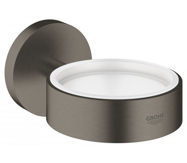 Держатель GROHE Essentials, тёмный графит матовый 