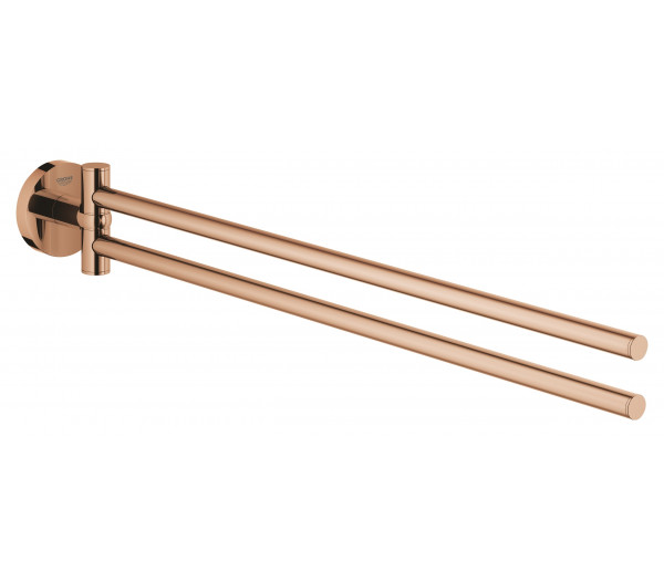 Двойной держатель для полотенца GROHE Essentials, тёплый закат глянец 