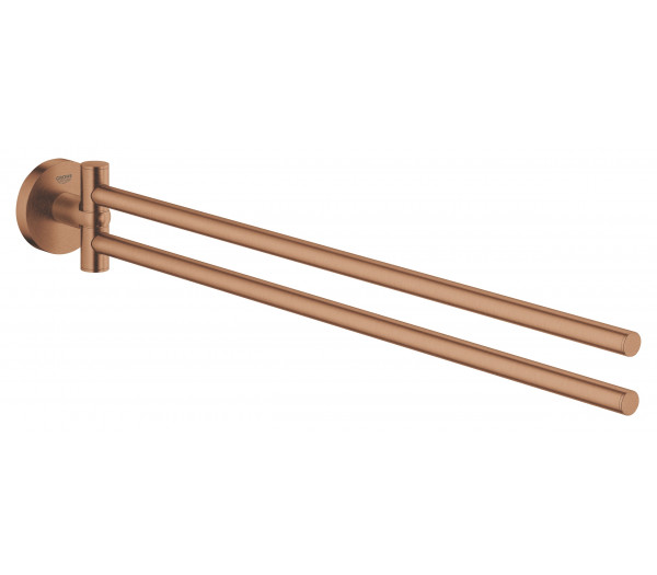 Двойной держатель для полотенца GROHE Essentials, тёплый закат матовый 