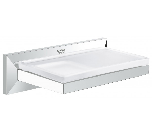 Мыльница с полочкой GROHE Allure Brilliant, хром 
