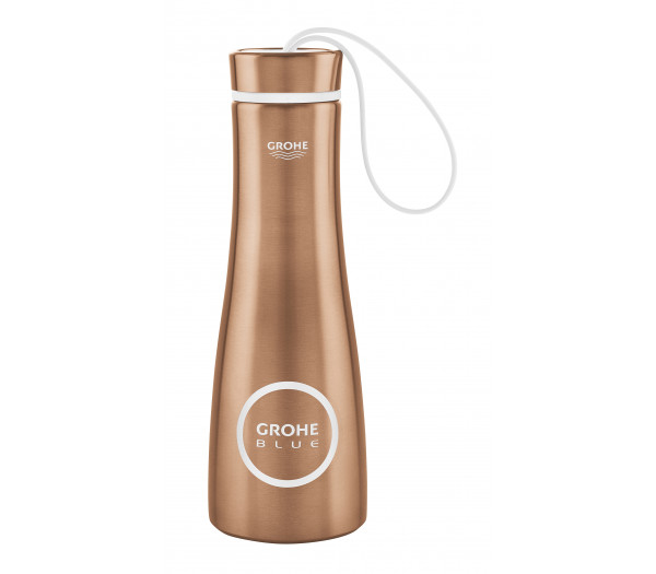 Бутылка для воды из нержавеющей стали GROHE Blue, теплый закат матовый 